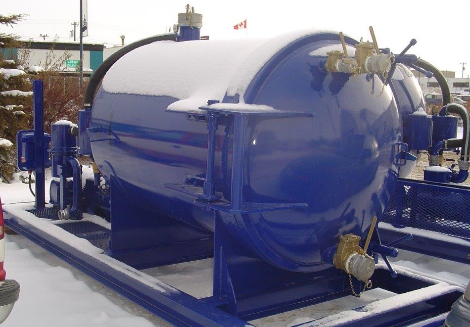 Skid vac with xproof electric motor